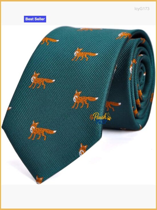 Other - Men's Formal Microfiber Silk Jacquard Woven Necktie, 57" Length